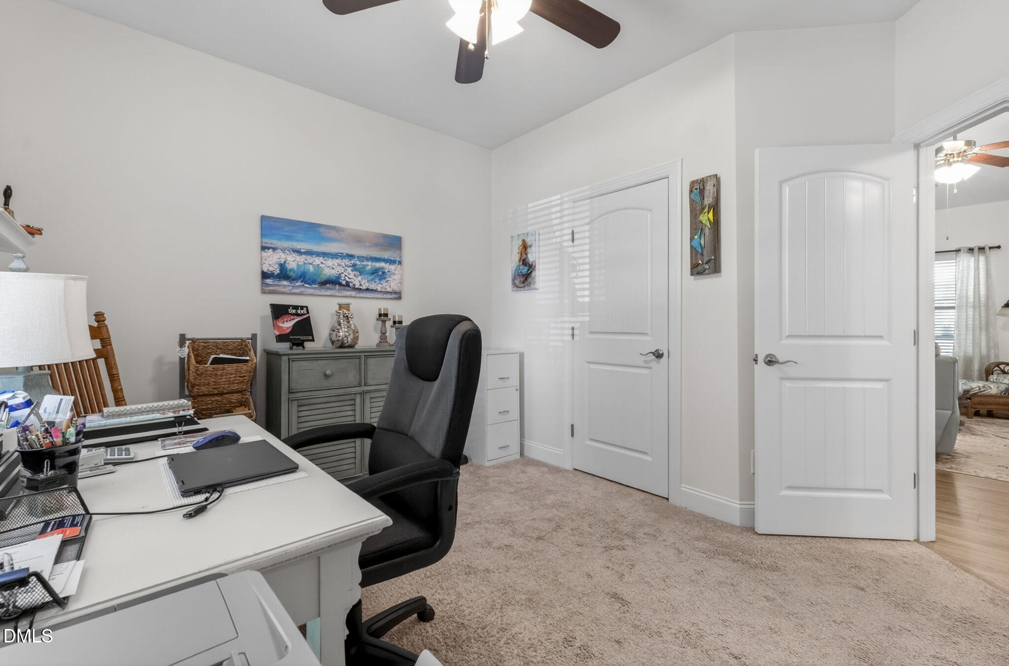 20 Deep Clay Circle Angier, NC 27501 - Photo 11 of 54 a view of a workspace with furniture and a window