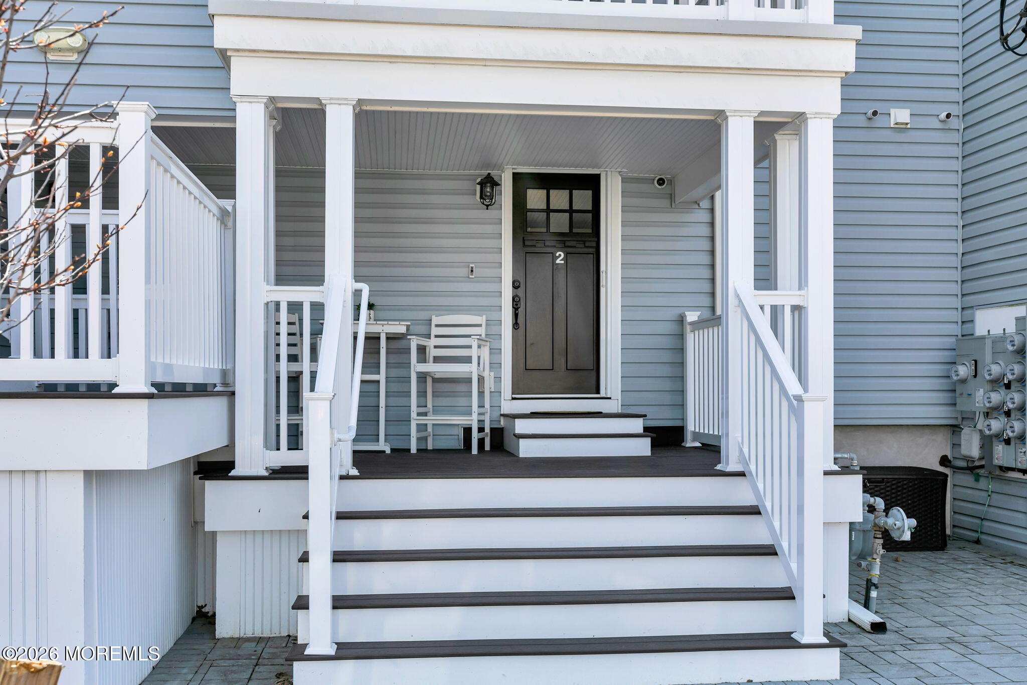 1301 Ocean Avenue, Unit 2 Point Pleasant Beach, NJ 08742 - Photo 5 of 31 a view of a entrance with stairs and wooden floor