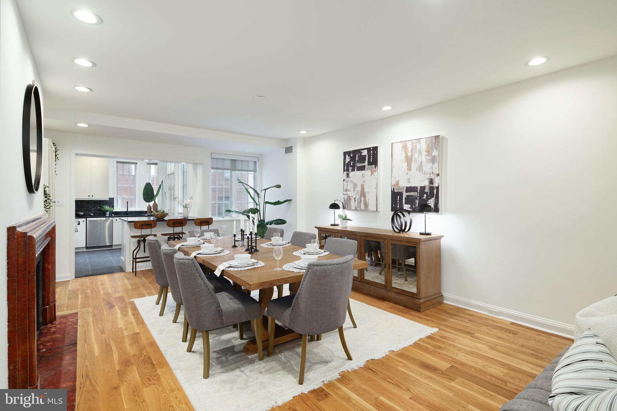2028 Locust Street Philadelphia, PA 19103 - Photo 5 of 31 a view of a dining room with furniture