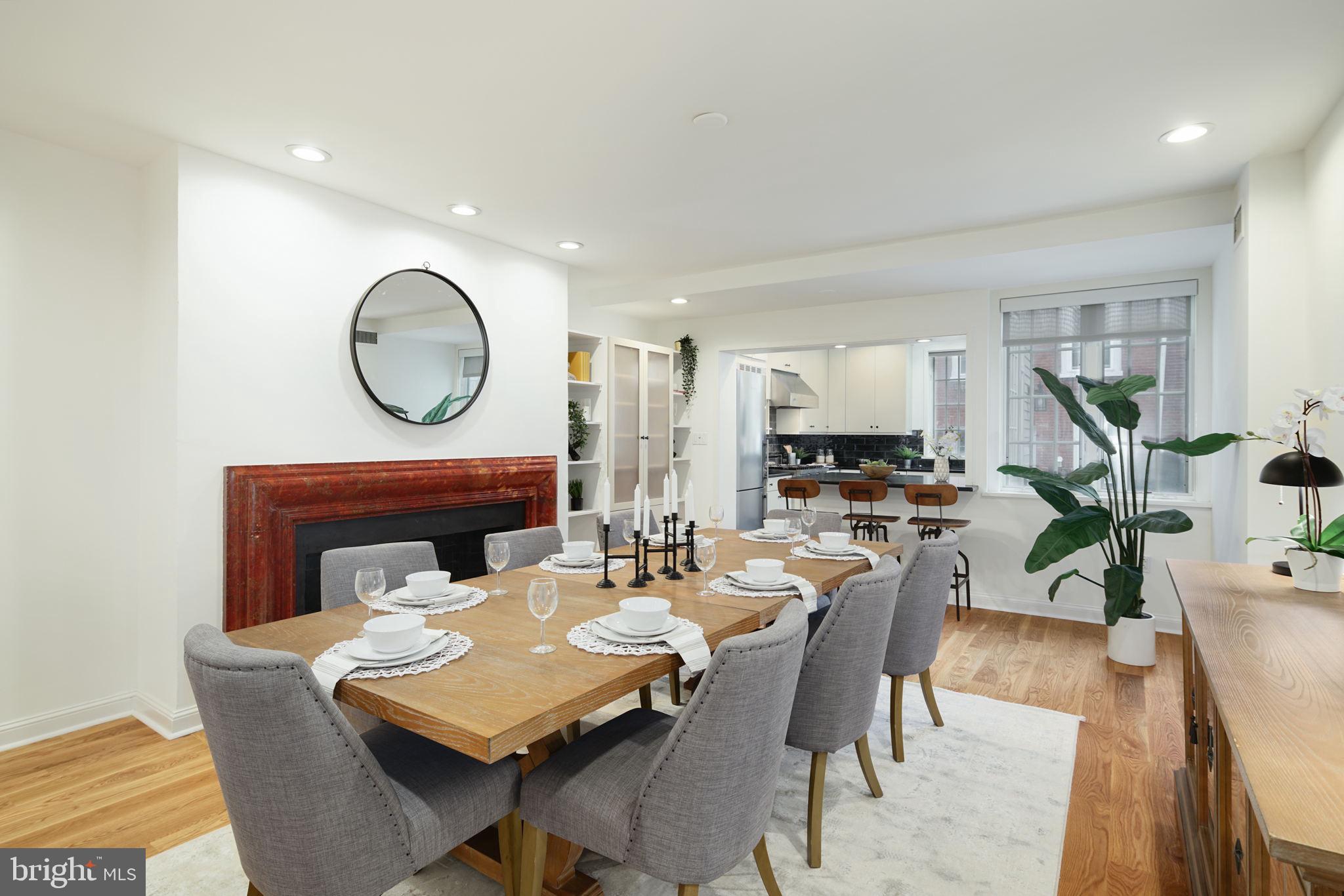 2028 Locust Street Philadelphia, PA 19103 - Photo 6 of 31 a view of a dining room with furniture