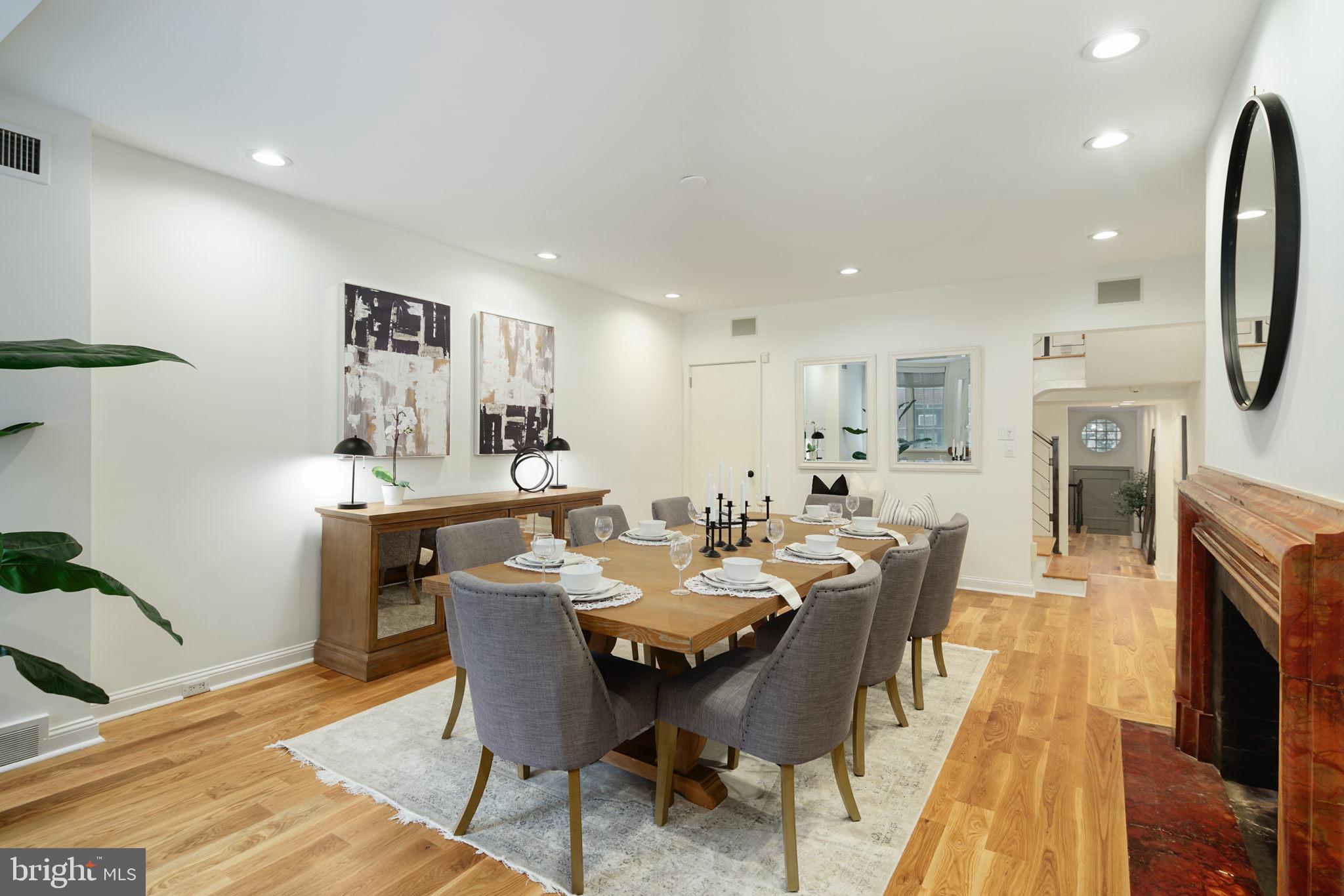 2028 Locust Street Philadelphia, PA 19103 - Photo 7 of 31 a view of a dining room with furniture