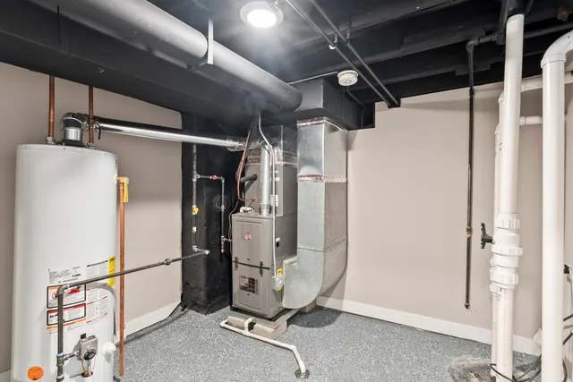 a view of a storage room with washer and dryer