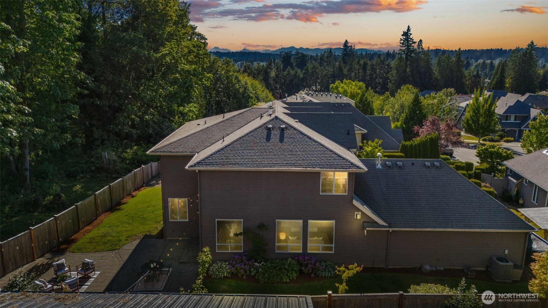 2022 240th Place Southeast Bothell, WA 98021 - Photo 37 of 40 a aerial view of a house with garden