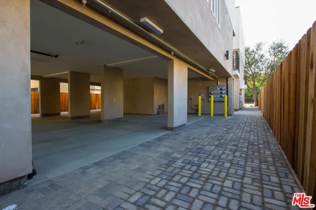 a view of a house with an empty space