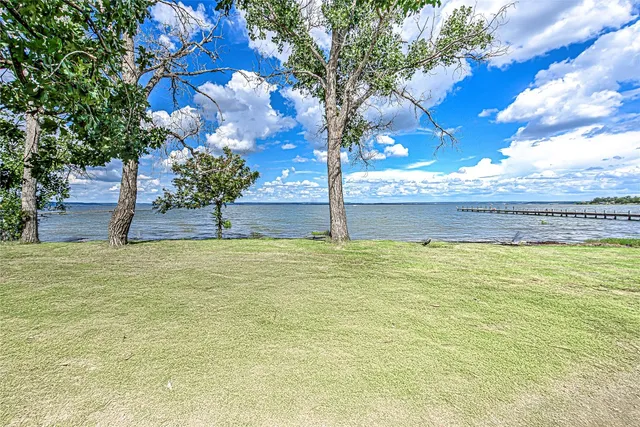 a view of an outdoor space and swimming pool
