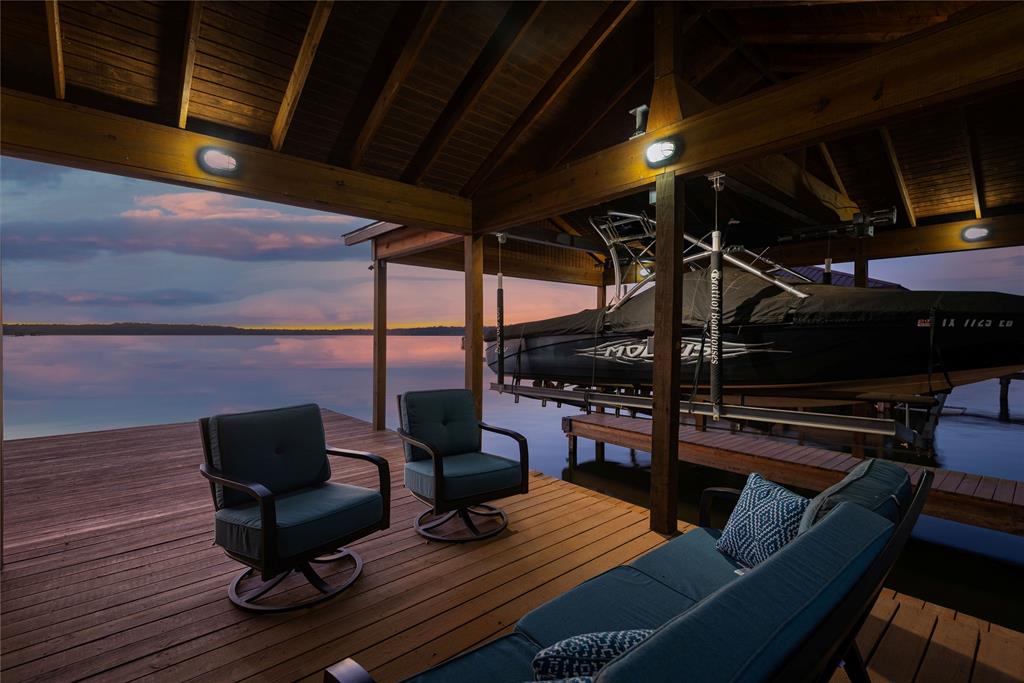 560 Private Road Edna, TX 77957 - Photo 11 of 40 Covered and open decking on the boathouse!