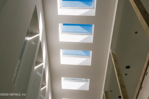 a view of stairs