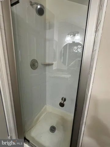 a bathroom with a tub
