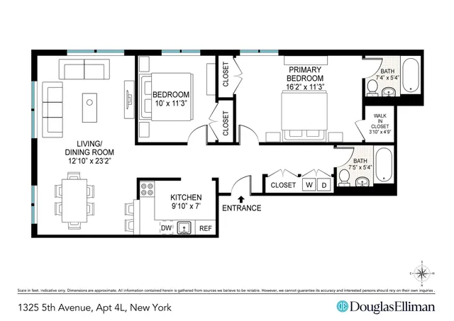 $999,000 | 1325 5th Avenue, Unit 4L | Harlem