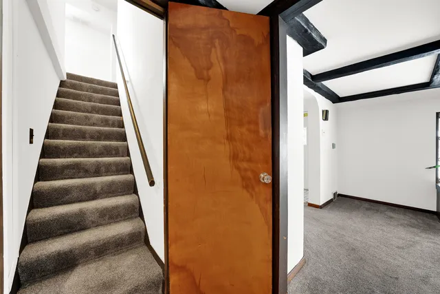 a view of front door