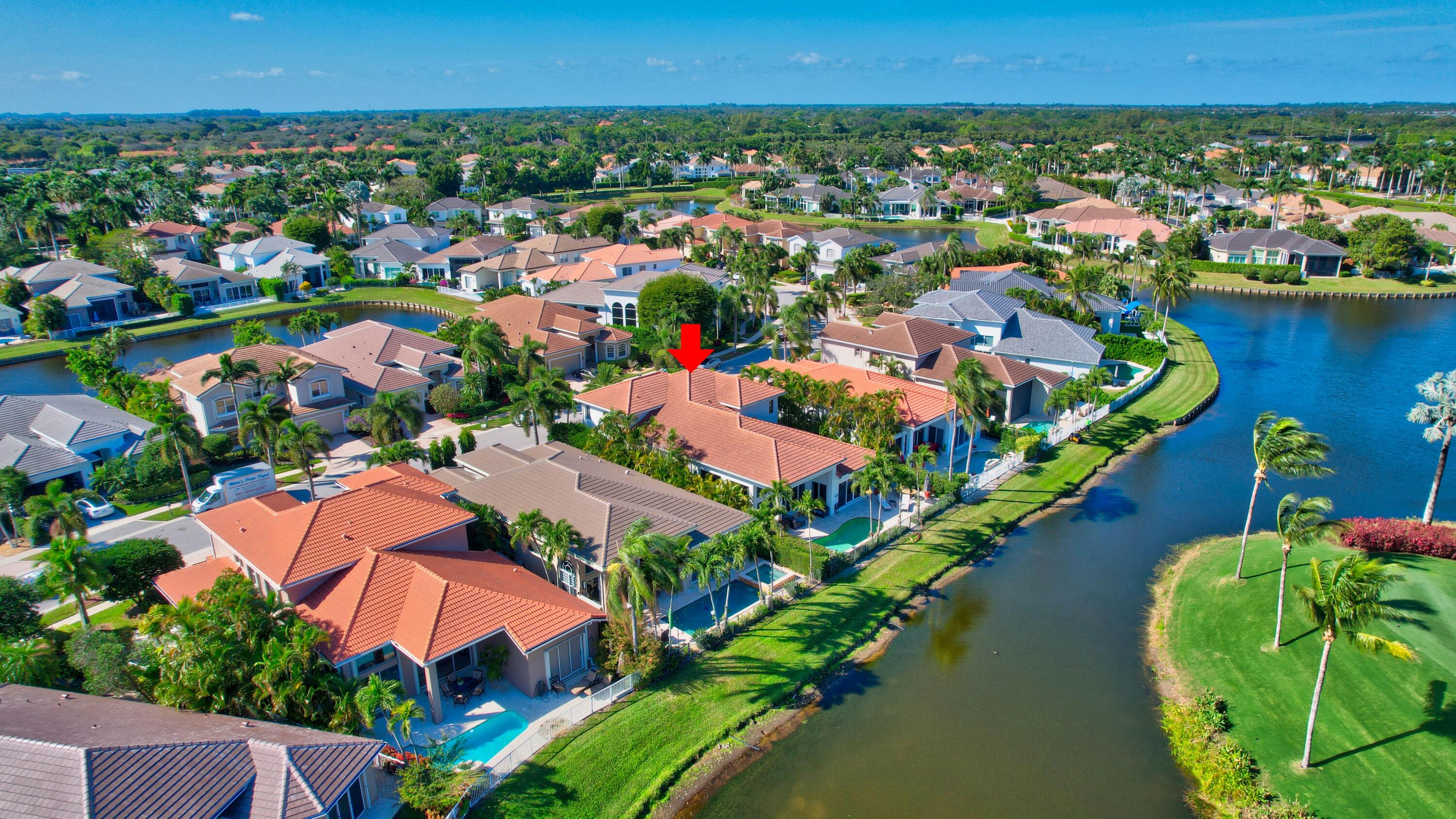 4162 Briarcliff Circle Boca Raton, FL 33496 - Photo 63 of 121 an aerial view of residential houses with outdoor space and swimming pool