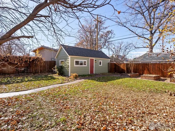 a backyard of a house