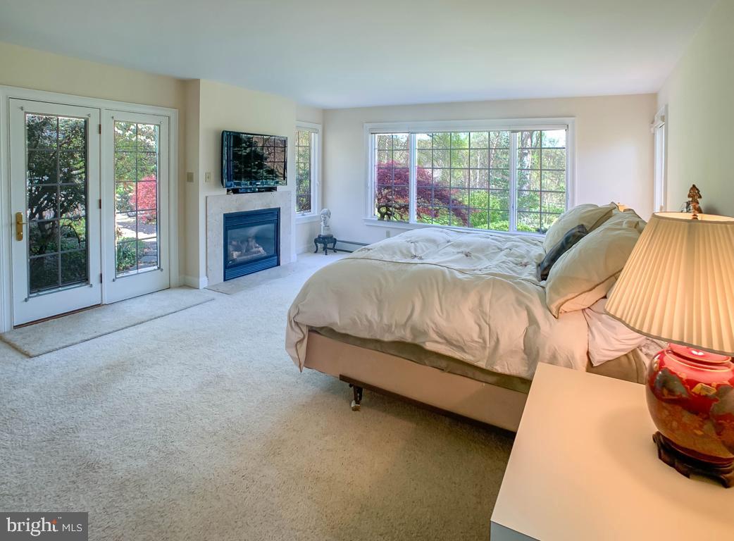 1936 Paper Mill Road Huntingdon Valley, PA 19006 - Photo 29 of 60 A gas fireplace in the 1st floor Primary Bedroom