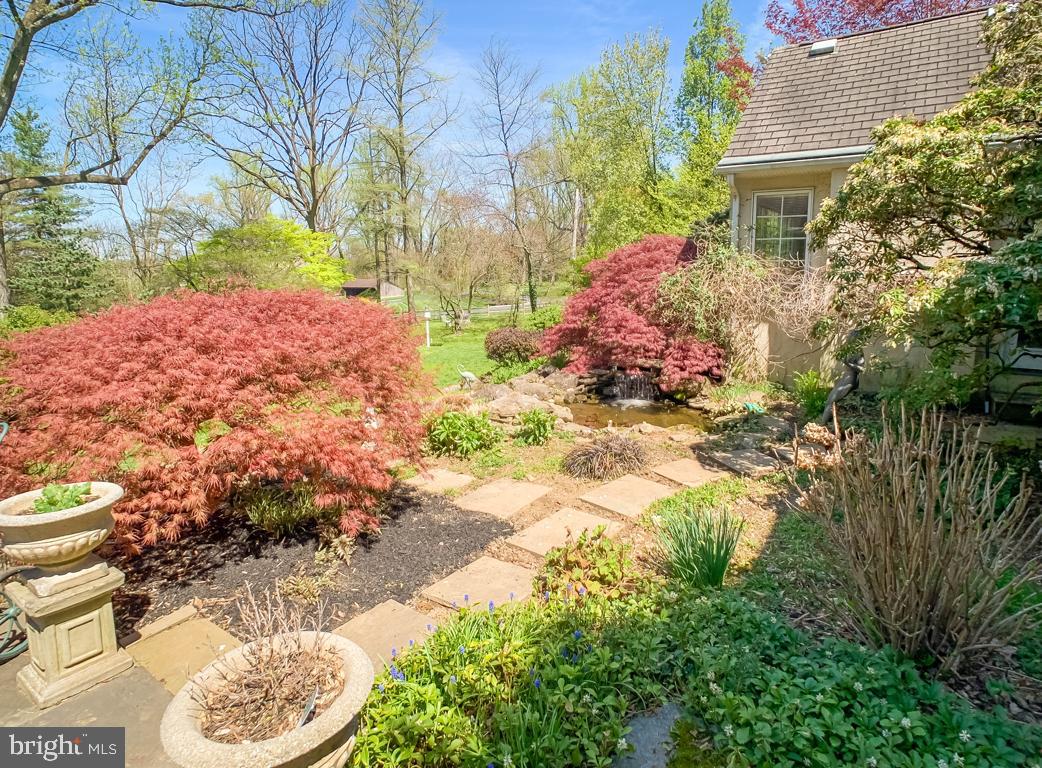 1936 Paper Mill Road Huntingdon Valley, PA 19006 - Photo 50 of 60 Walkway to the Koi Pond