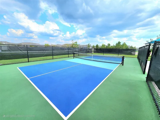 a view of a tennis court