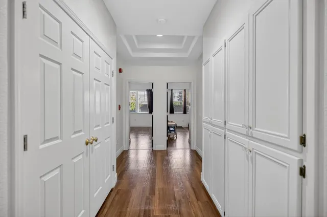 a living room with a couch and a table