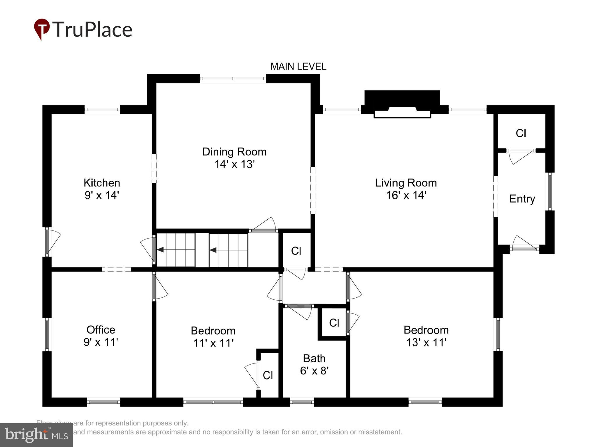 2724 Alden Road Parkville, MD 21234 - Photo 62 of 65 Main Level Floor Plan