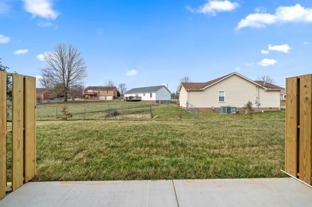 a view of a house with a outdoor space