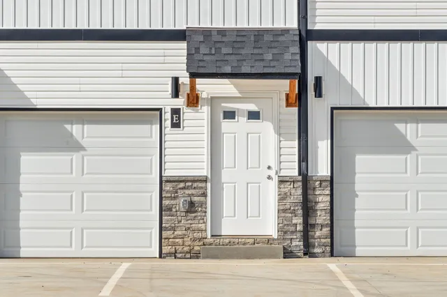 a view of front door