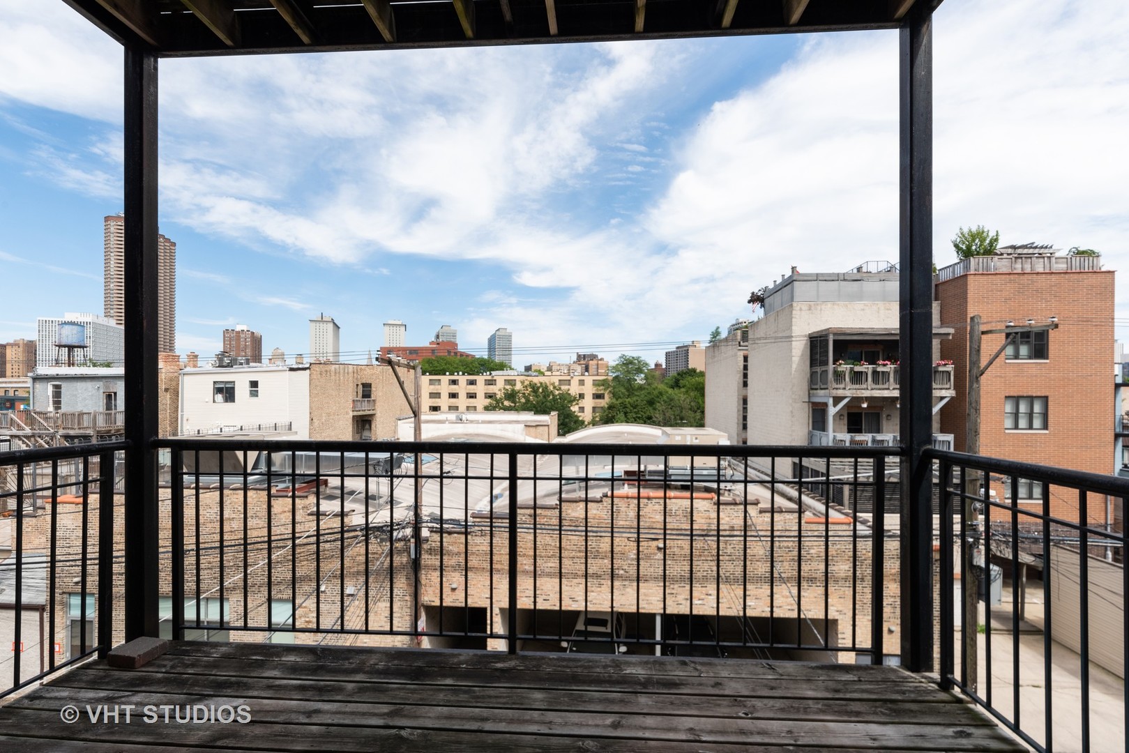 3535 North Reta Avenue, Unit 3 Chicago, IL 60657 - Photo 17 of 18 a view of city from a balcony
