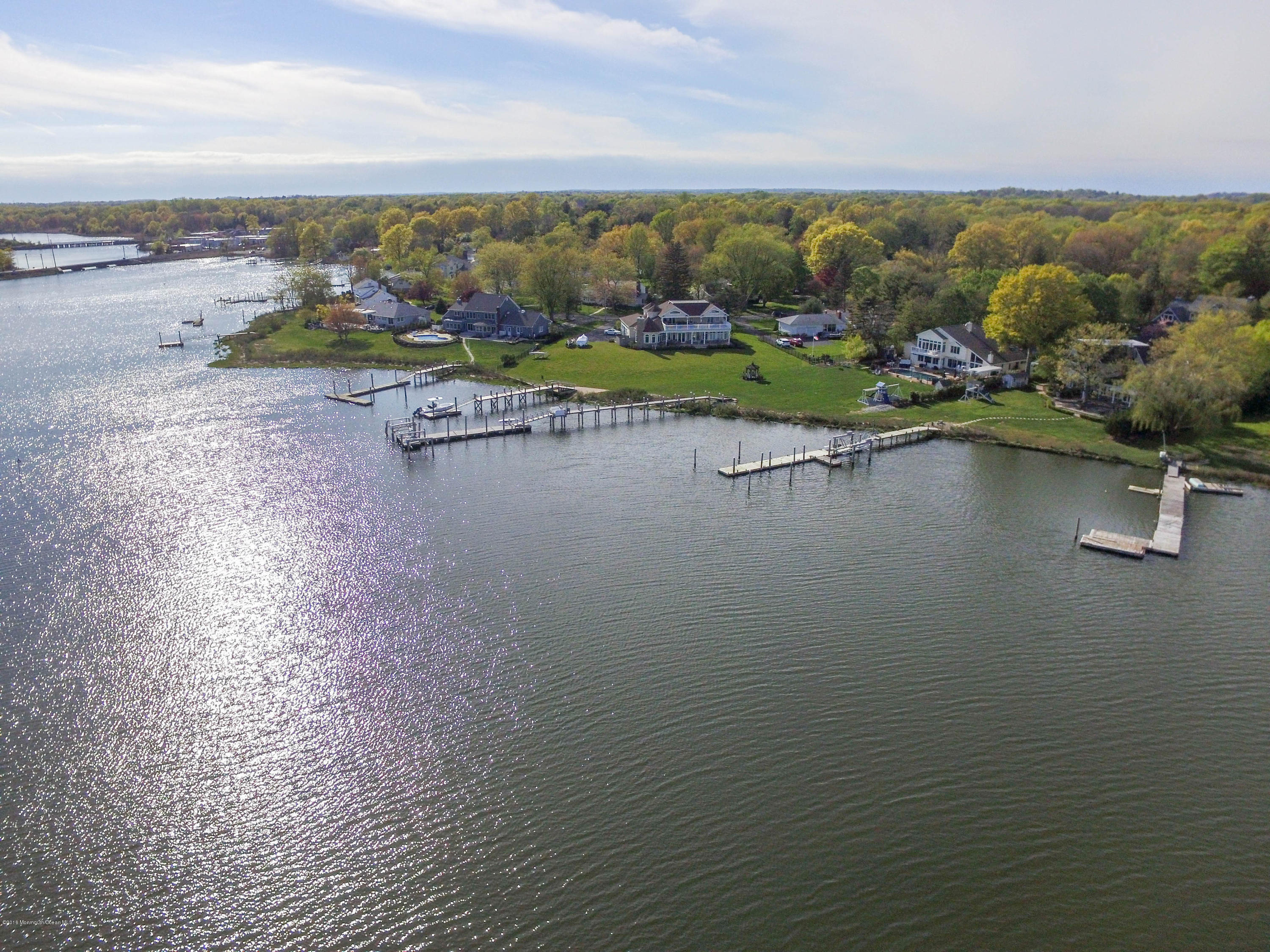 68 Rivers Edge Drive Little Silver, NJ 07739 - Photo 25 of 25 an aerial view of beach and residential houses with outdoor space