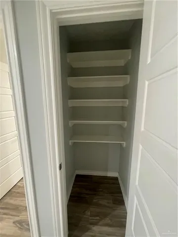 a view of walk in closet