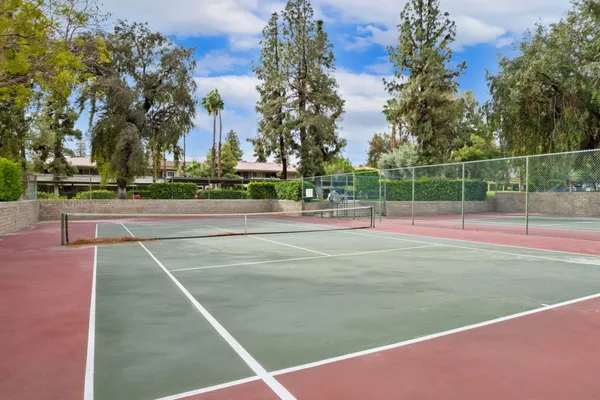 a view of a tennis court