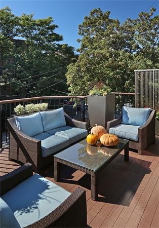 26 Braddock Park Boston, MA 02116 - Photo 13 of 25 a terrace with outdoor seating and trees