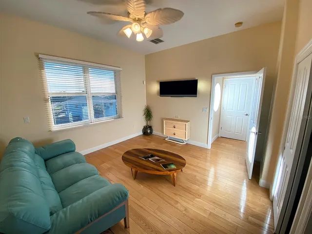 a view of a bathroom from the hallway