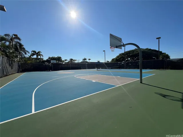 a view of a tennis court