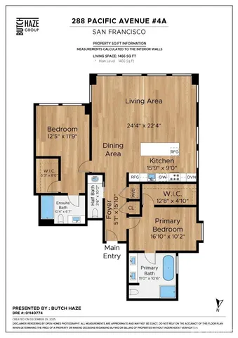 $2,395,000 | 288 Pacific Avenue, Unit 4A, San Francisco, CA 94111