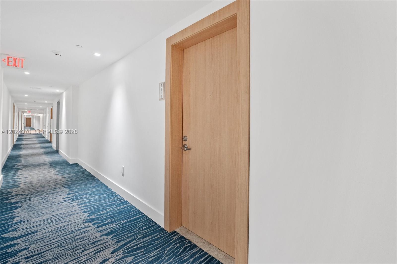 90 Southwest 3rd Street, Unit 3810 Miami, FL 33130 - Photo 5 of 45 a view of a hallway with wooden floor