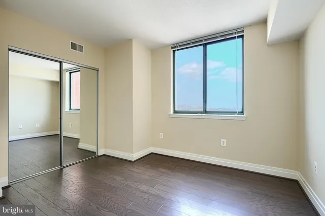 wooden floor in an empty room