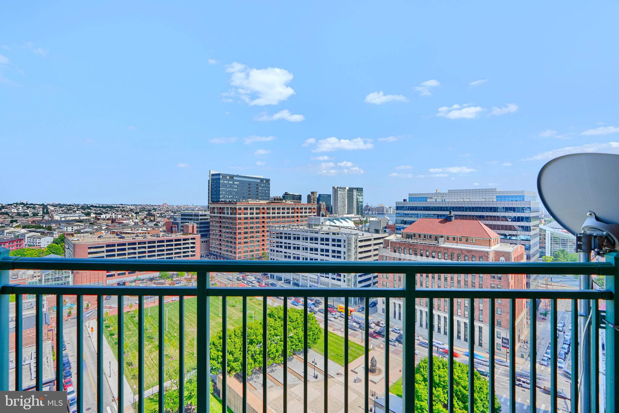 414 Water Street, Unit 1513 Baltimore, MD 21202 - Photo 36 of 43 a view of city from a balcony