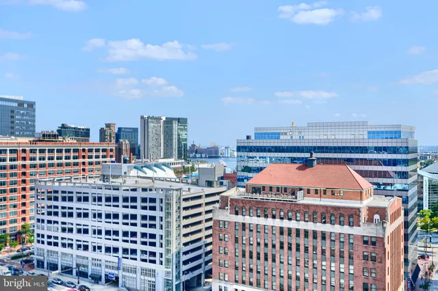 a view of city from balcony
