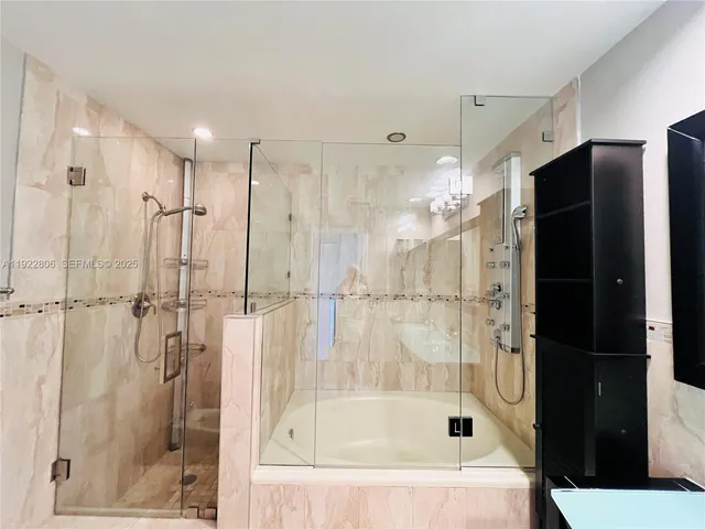 a bed room with a bed and a large window