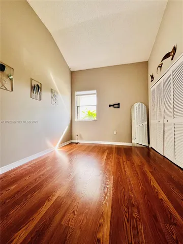 a view of an empty room