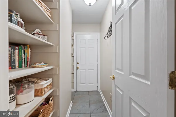 a view of a hallway with a hallway