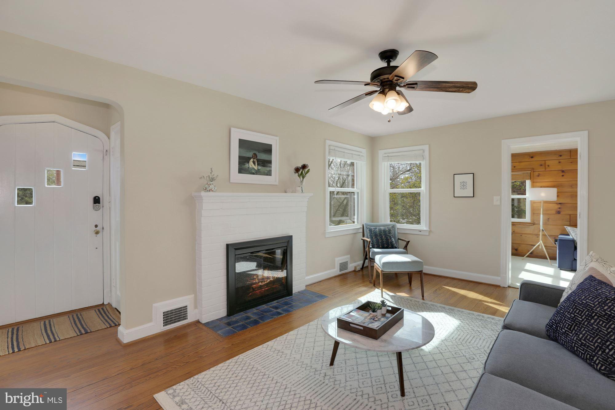10006 Markham Street Silver Spring, MD 20901 - Photo 4 of 36 Living Room with Hardwood Flooring