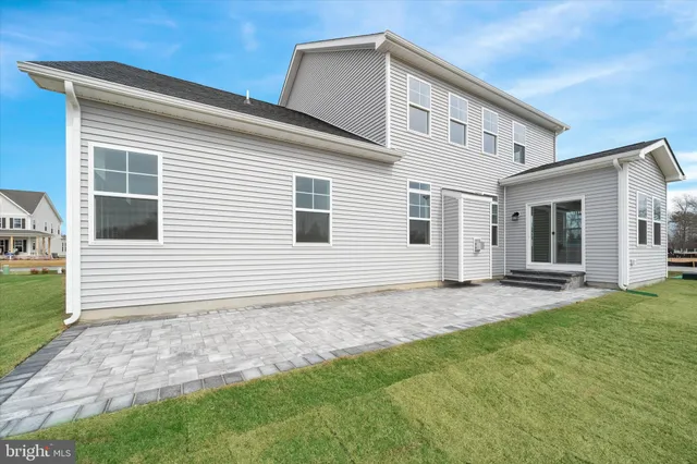 a view of a backyard with a garden