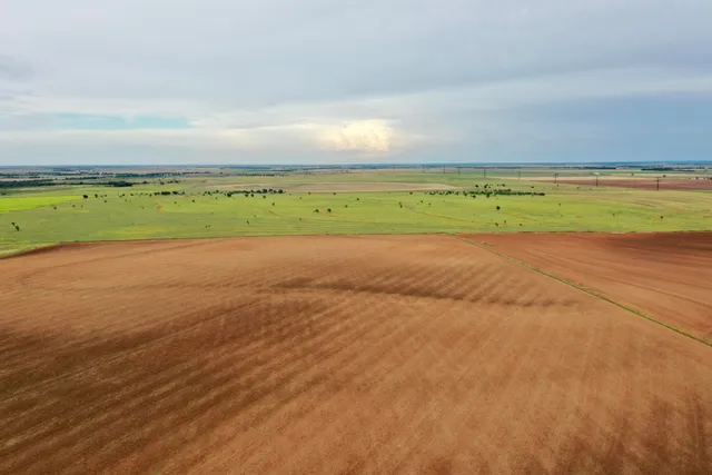 a view of an ocean and beach
