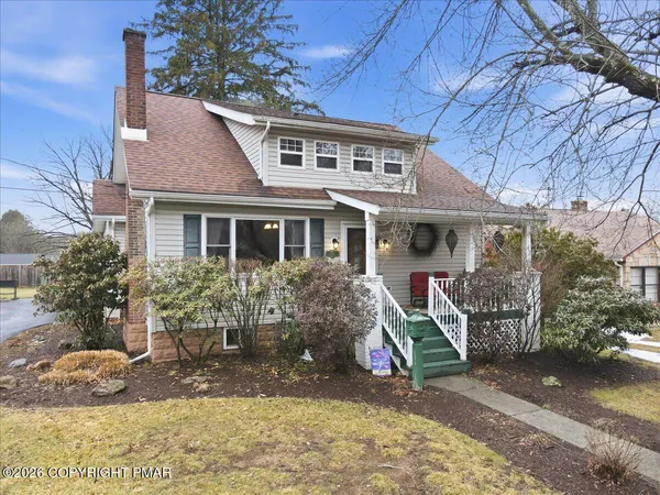 a view of a house with a patio