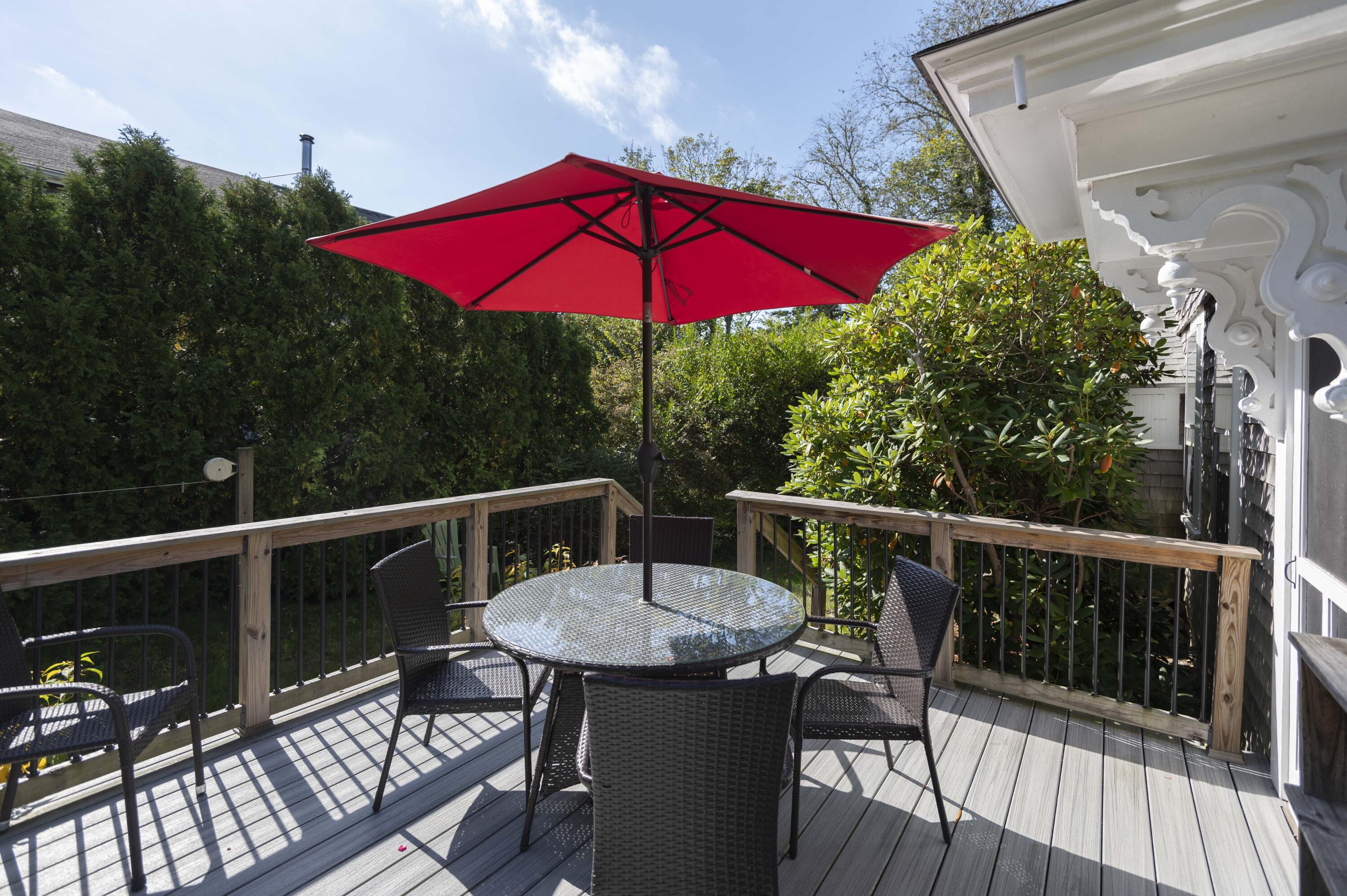 15 Bowditch Road Falmouth, MA 02543 - Photo 13 of 16 a view of balcony with furniture and wooden deck