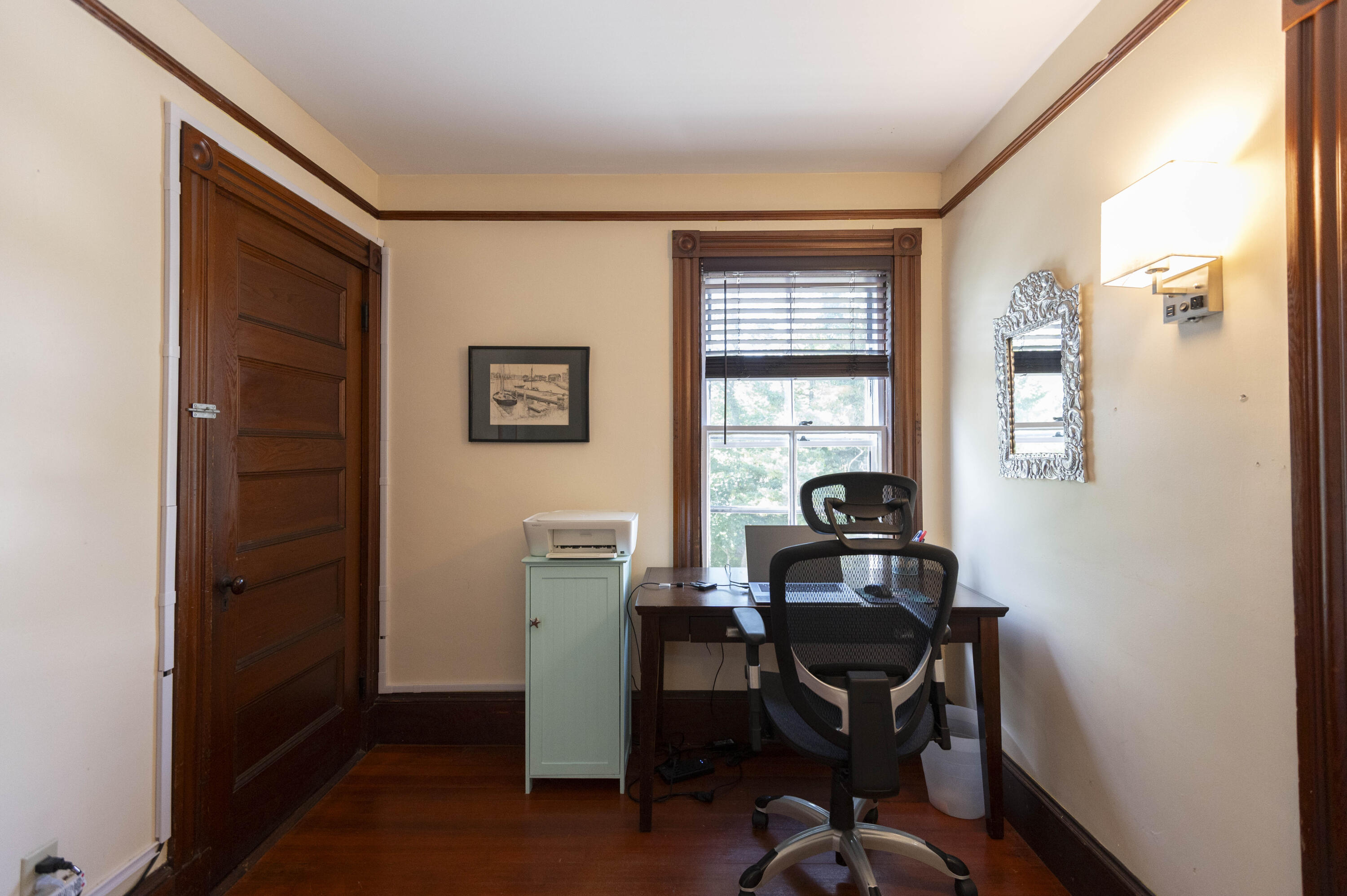 15 Bowditch Road Falmouth, MA 02543 - Photo 8 of 16 a workspace with furniture and wooden floor