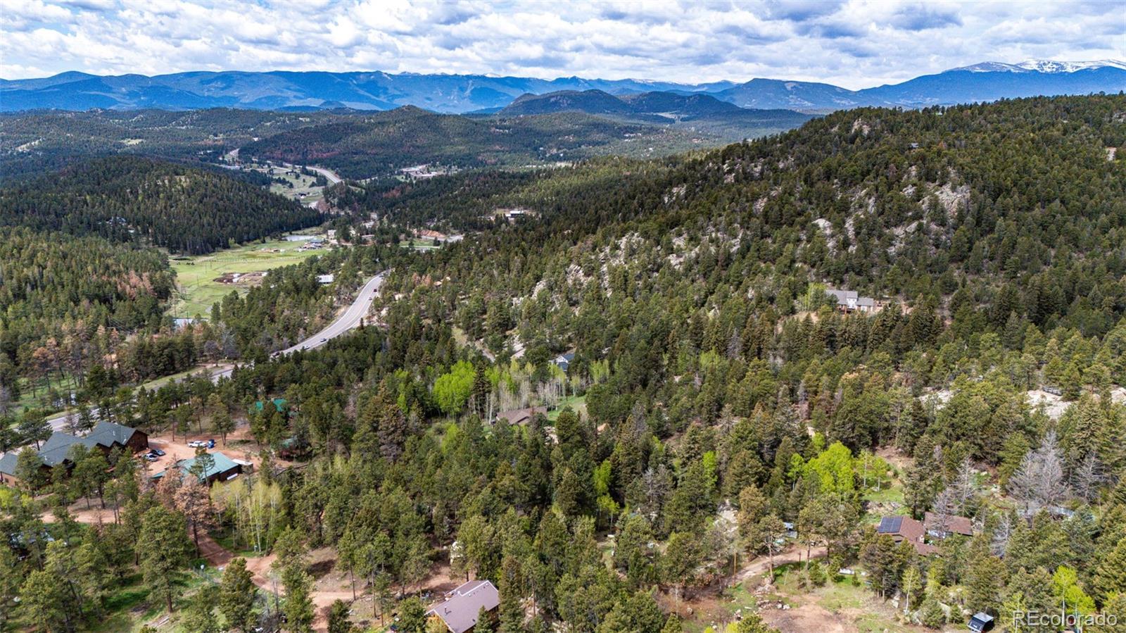 12346 Bear Haven Road Conifer, CO 80433 - Photo 14 of 47 a view of city and mountain