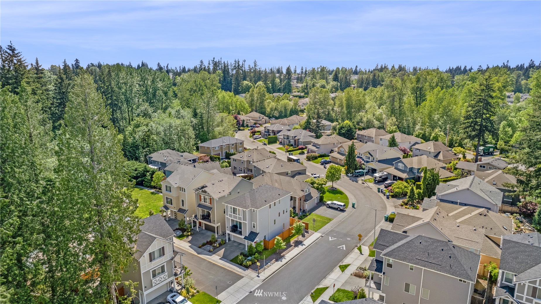 19802 Meridian Place West Bothell, WA 98012 - Photo 36 of 37 an aerial view of multiple house with yard