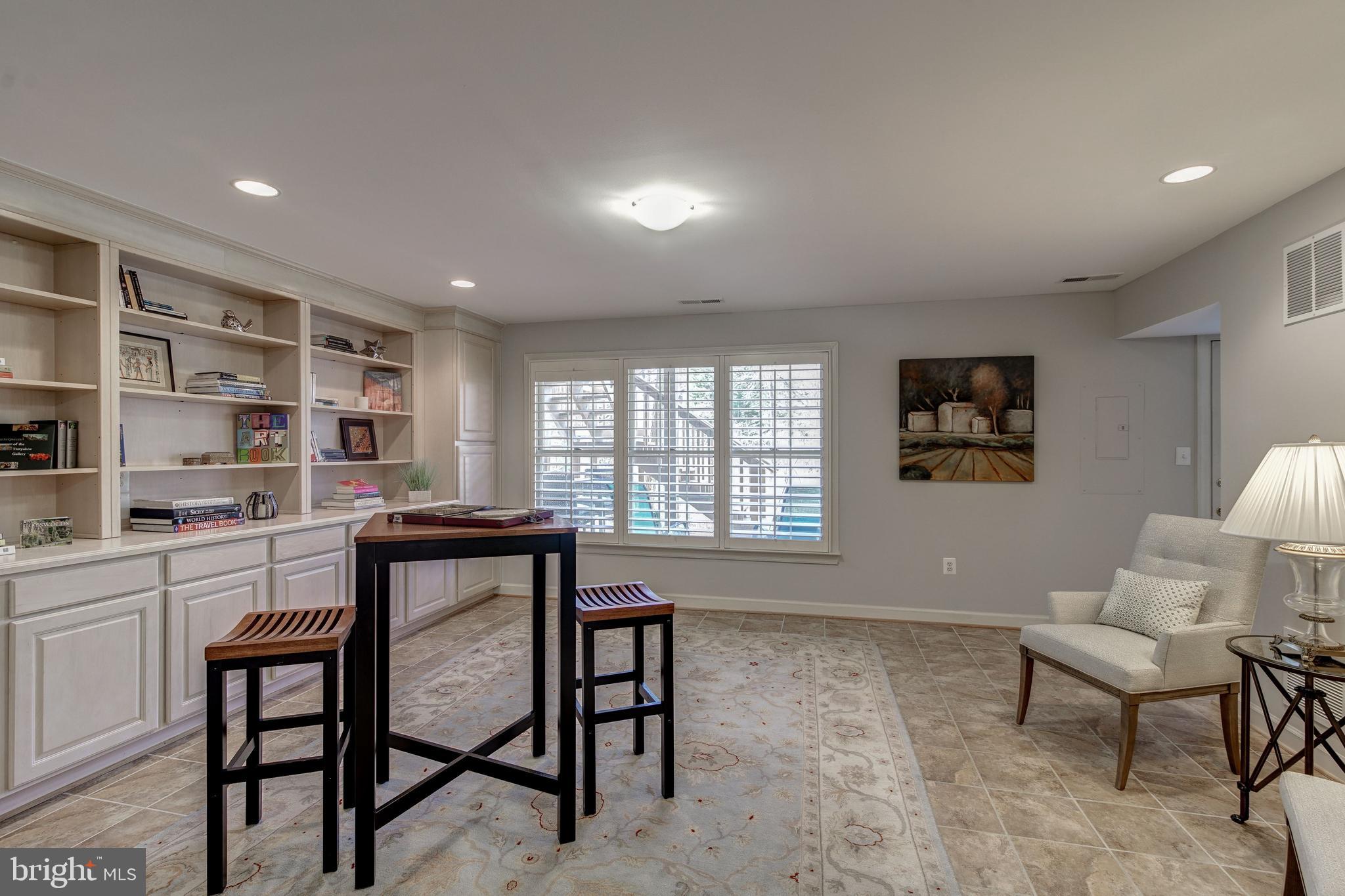 150 Rees Place Falls Church, VA 22046 - Photo 20 of 27 Custom built-ins on Lower Level