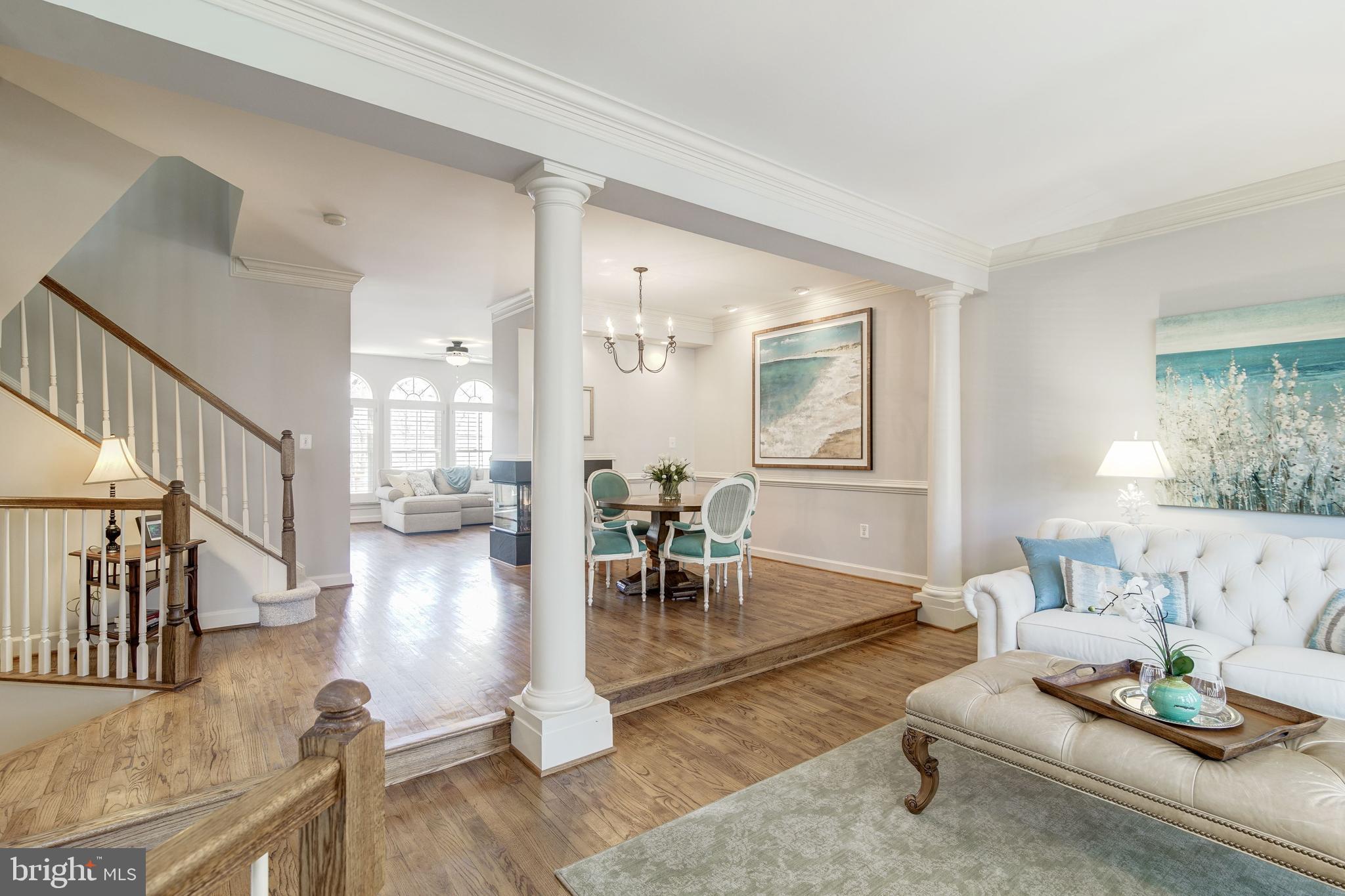 150 Rees Place Falls Church, VA 22046 - Photo 5 of 27 Moldings and columns add elegance and charm