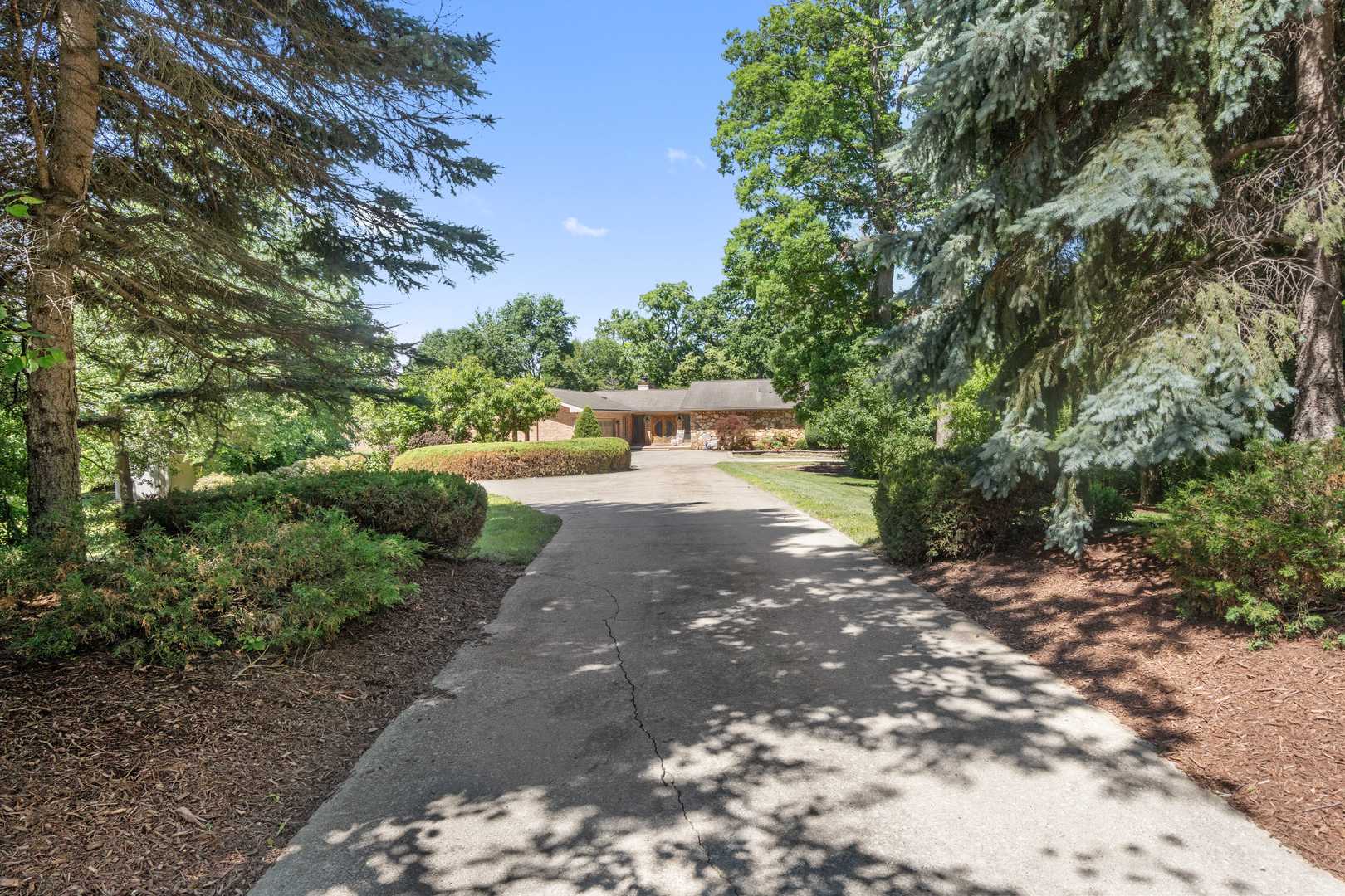 5N750 Medinah Road Medinah, IL 60157 - Photo 46 of 53 a view of a yard with plants and a trees