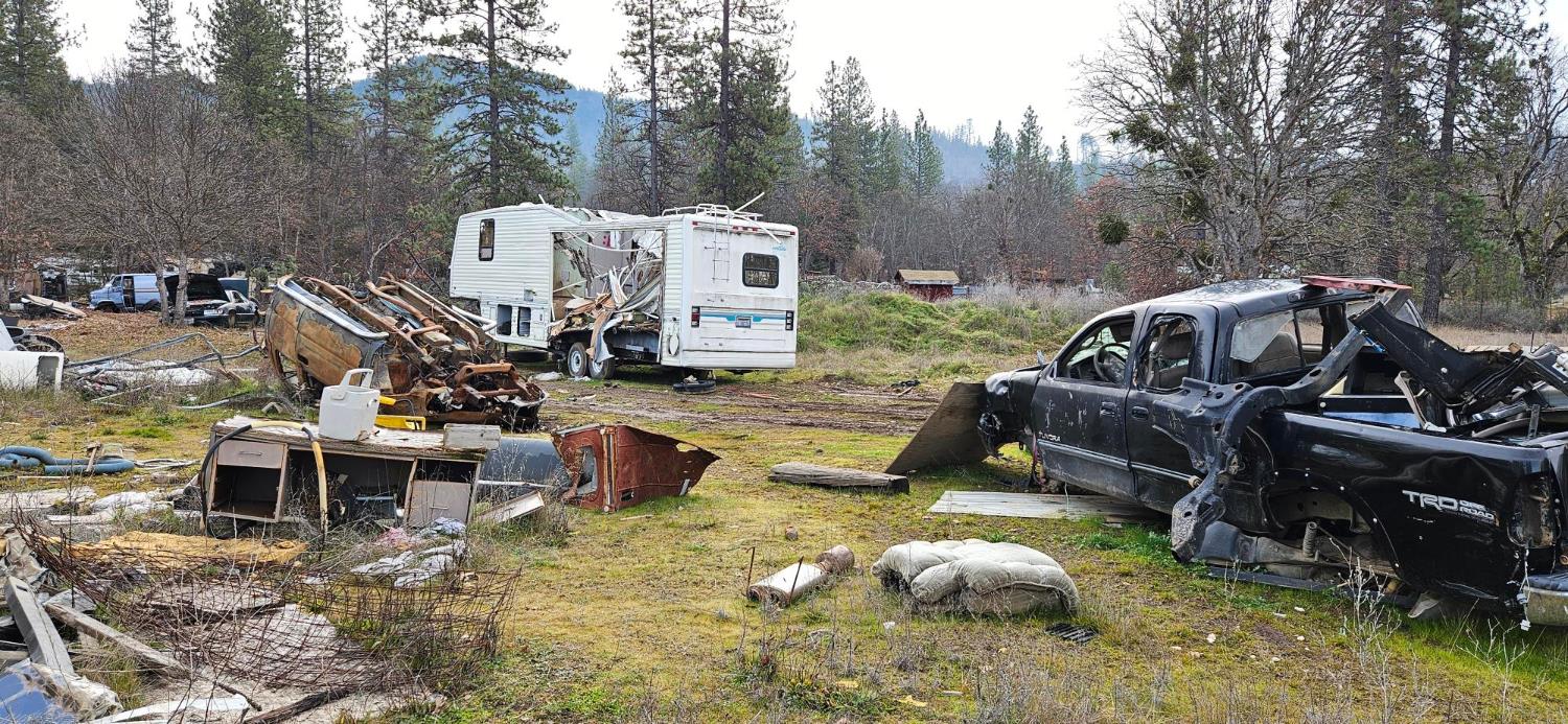 1240 Morgan Hill Road Hayfork, CA 96041 - Photo 14 of 25 a view of a house with backyard space and sitting area